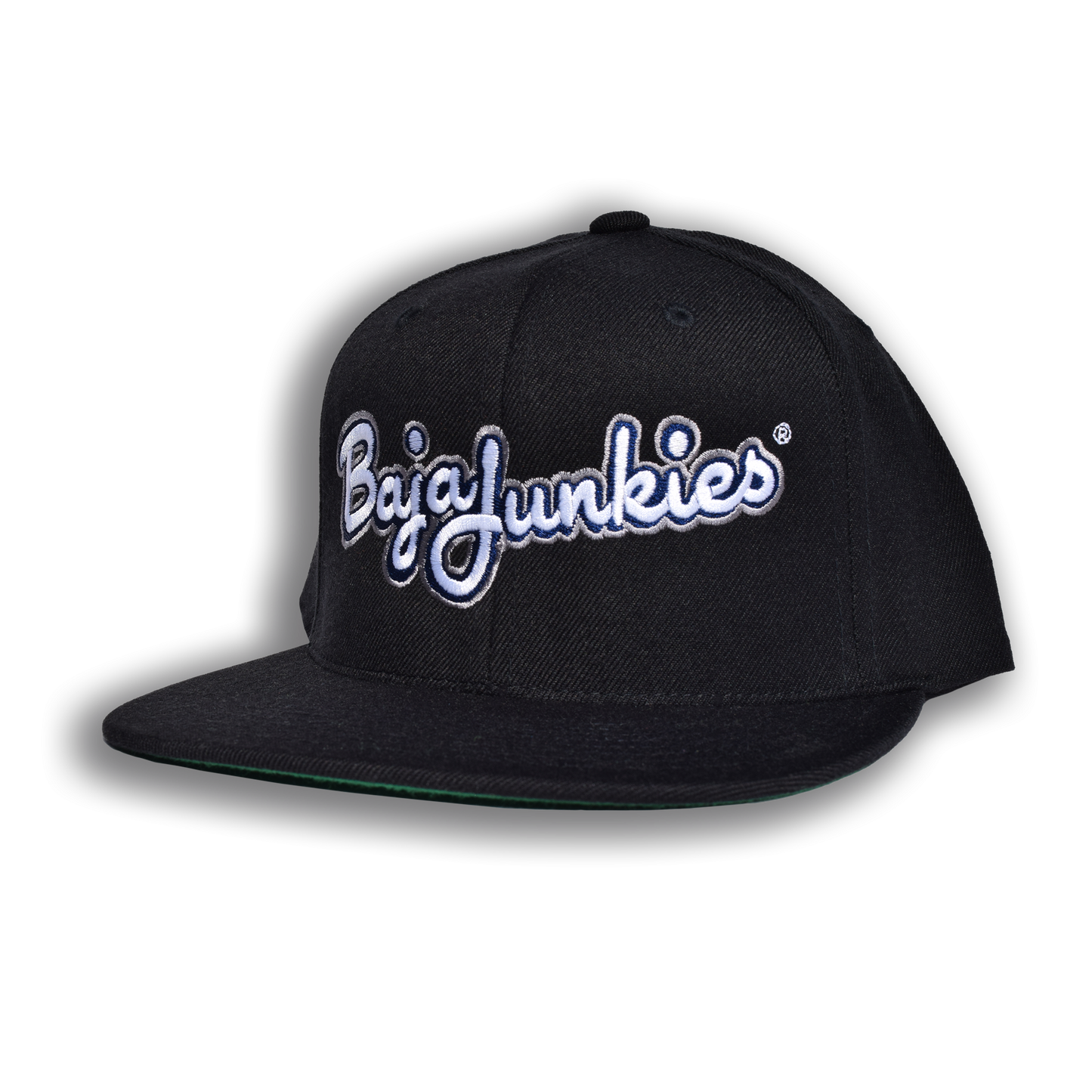 Script Black Snapback