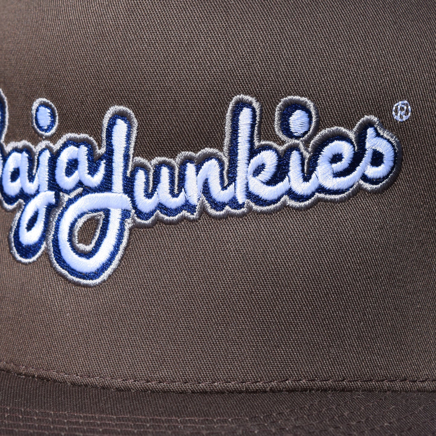 Script Brown/ White Trucker