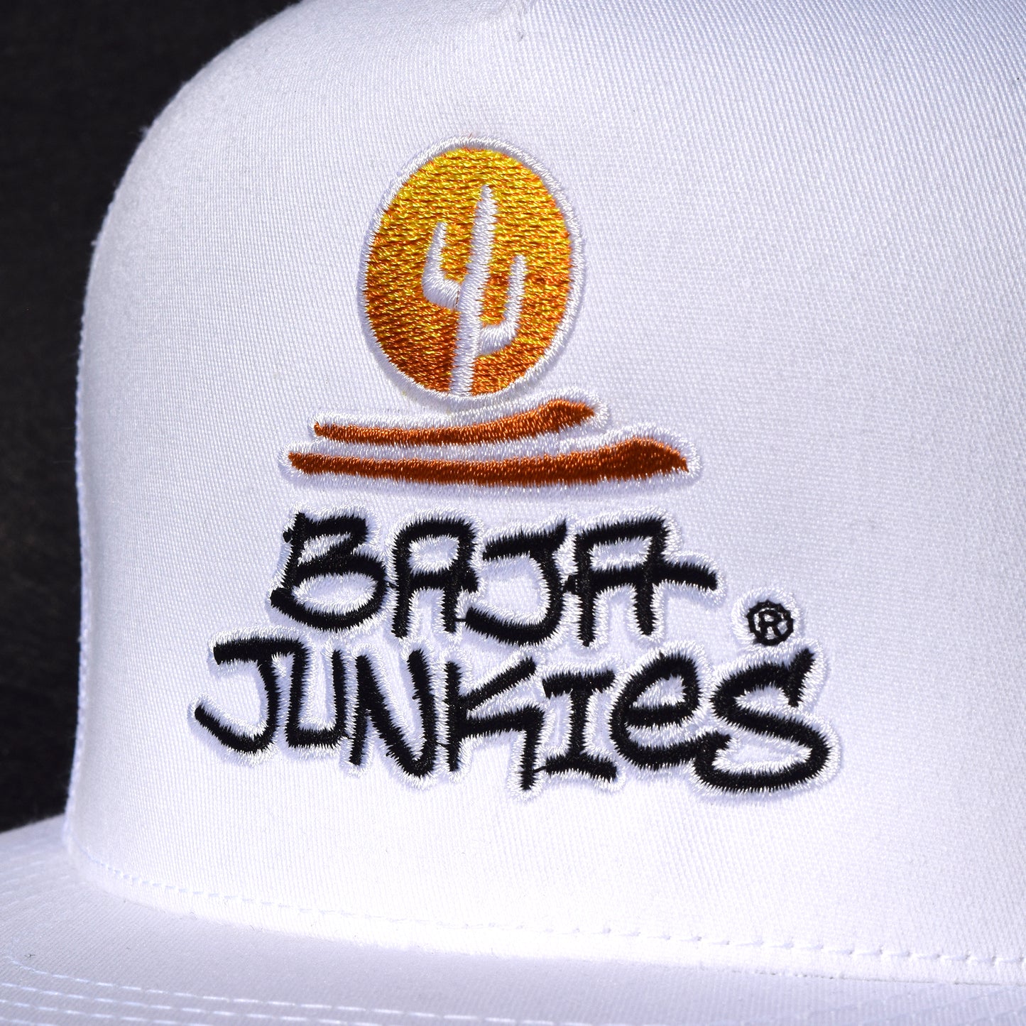 Stacked White Trucker