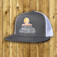 Stacked Charcoal/ White Trucker